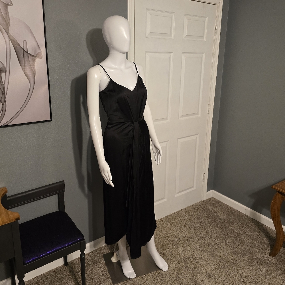 Black Satin Dress